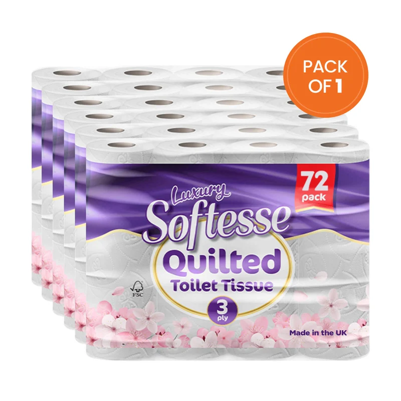 Softesse Quilted Toilet Paper 72 Rolls